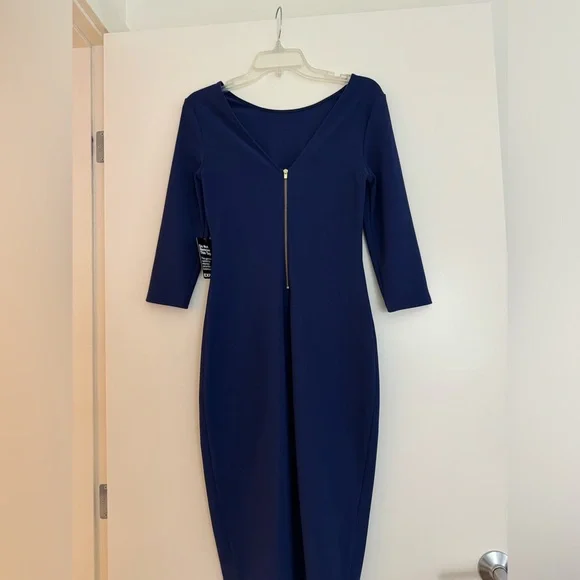 Express Women’s Bodycon Pencil Elegant Dress. Midi Dress. Never worn! With tags! - Picture 3 of 6
